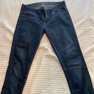 Zara dark wash skinny jeans